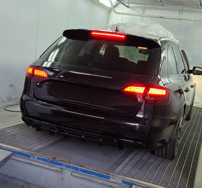 ART. 1848 DIFFUSORE AUDI RS4 A4 B8 2007-2015 STANDARD NERO LUCIDO 2SX