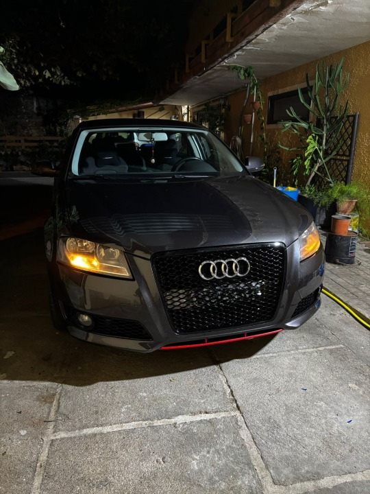 ART. 1937 GRIGLIA AUDI  A3 8P 2008-2012 LOOK RS3 NERO LUCIDO