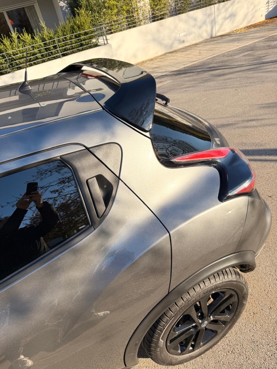 ART. 0092 SPOILER NISSAN JUKE 2010-2019 LOOK SPORT RACE GREZZO