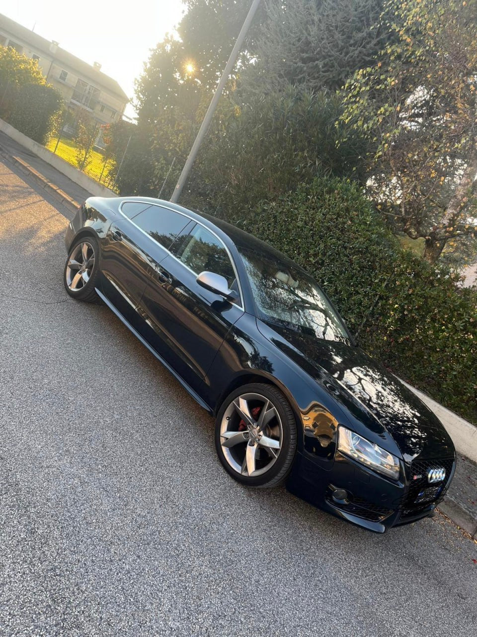 ART.2164  MINIGONNE  AUDI A5 S5 2012-2016 ABS LOOK SLINE S GREZZE TOP 204CM