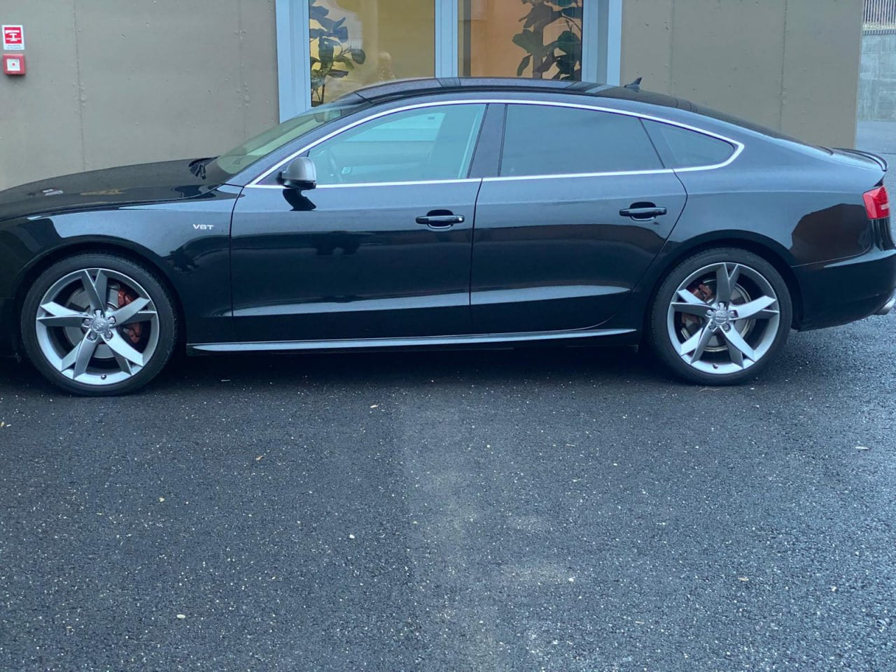 ART.2164  MINIGONNE  AUDI A5 S5 2012-2016 ABS LOOK SLINE S GREZZE TOP 204CM