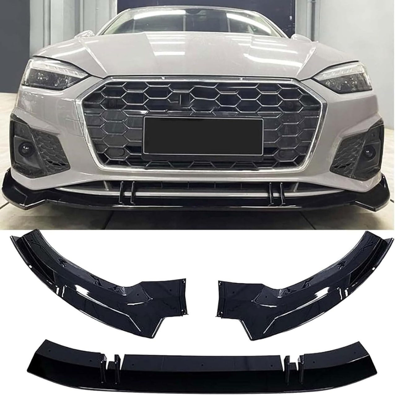 ART.4249  Splitter adatto per Audi A5 2021+ look RS5