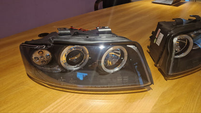 ART.6222 FARI ANTERIORI AUDI A4 B6 2000-2004 ANGEL H1/H1