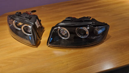 ART.6222 FARI ANTERIORI AUDI A4 B6 2000-2004 ANGEL H1/H1