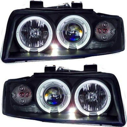 ART.6222 FARI ANTERIORI AUDI A4 B6 2000-2004 ANGEL H1/H1