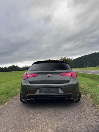 💕ART. 0405 DIFFUSORE ALFA ROMEO GIULIETTA LOOK QUADRIFOGLIO NERO LUCIDO💕