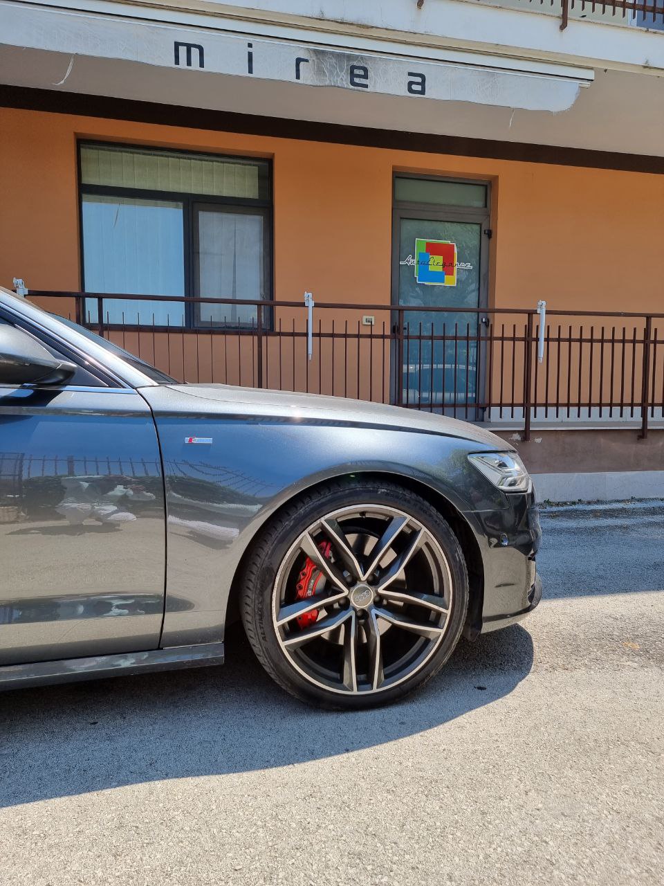 Cover pinze sline rosse adatto per Audi A6 4g c7 4f A5