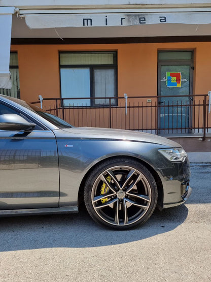 Cover pinze sline NERO GIALLO BIANCO  adatto per Audi A6 4g c7 4f A5