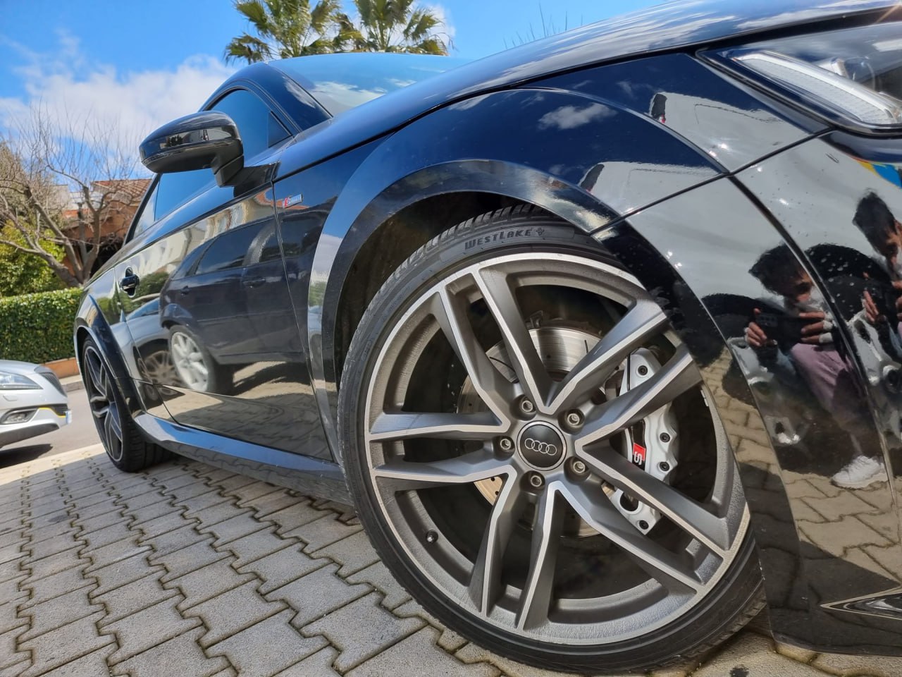 COVER PINZE SLINE BIANCHE ADATTO PER AUDI A6 4G RSTT A5 A4 C7