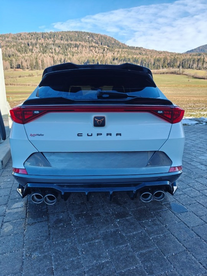 ART.2011+ART.2286 DIFFUSORE+FLAPS CUPRA FORMENTOR 2020-2024 NERO LUCIDO