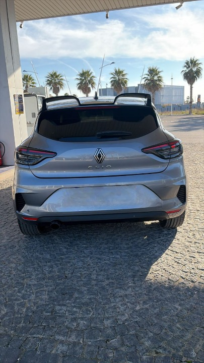 ART.1390 SPOILER RENAULT CLIO 5 V 2019+ NERO LUCIDO CUP