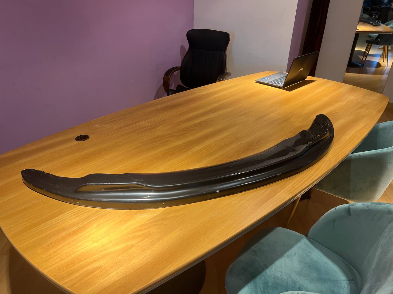 ART. 0692 SPLITTER BMW SERIE 3 E92 E93 MTECH 2005-2010 NERO LUCIDO