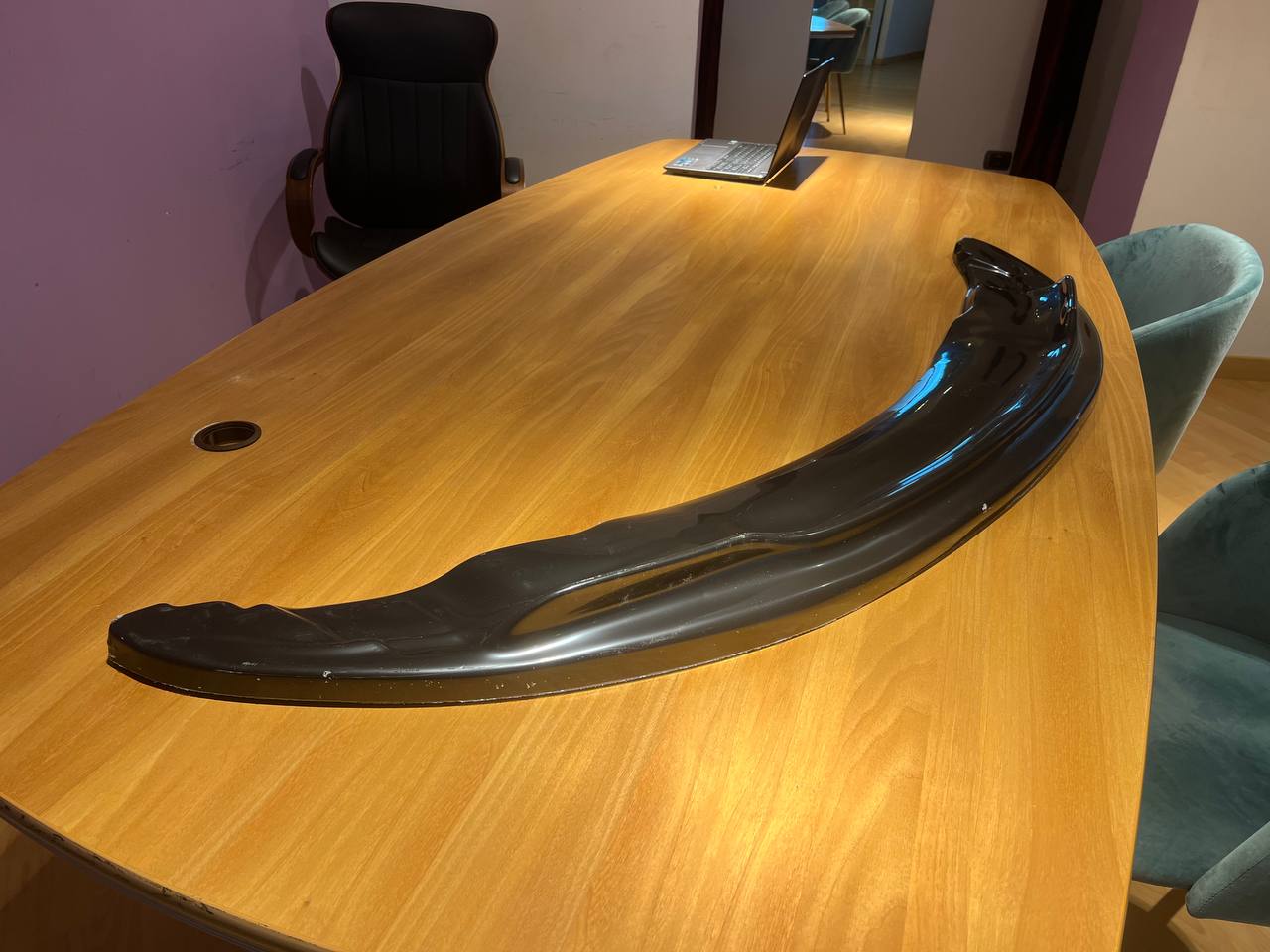 ART. 0692 SPLITTER BMW SERIE 3 E92 E93 MTECH 2005-2010 NERO LUCIDO