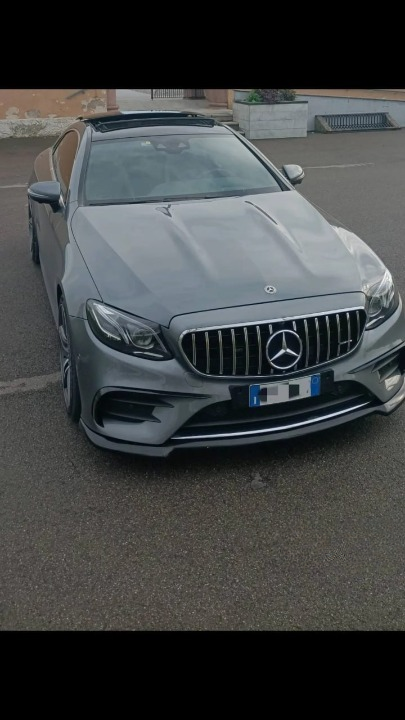 ART. 0011 SPLITTER MERCEDES  CLASSE E W213  2016-2020 AMG NERO LUCIDO