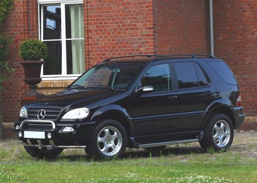 ART.6691  PARAFANGHI ALLARGATI MERCEDES ML W163 GREZZI