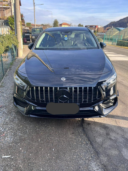 ART. 0221 PARAURTI ANTERIORE+GRIGLIA  MERCEDES CLASSE A W177 LOOK AMG A45S