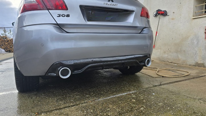 ART. 0254 DIFFUSORE PEUGEOT 308 II 5 PORTE 2013-2021 LOOK GTI NERO LUCIDO