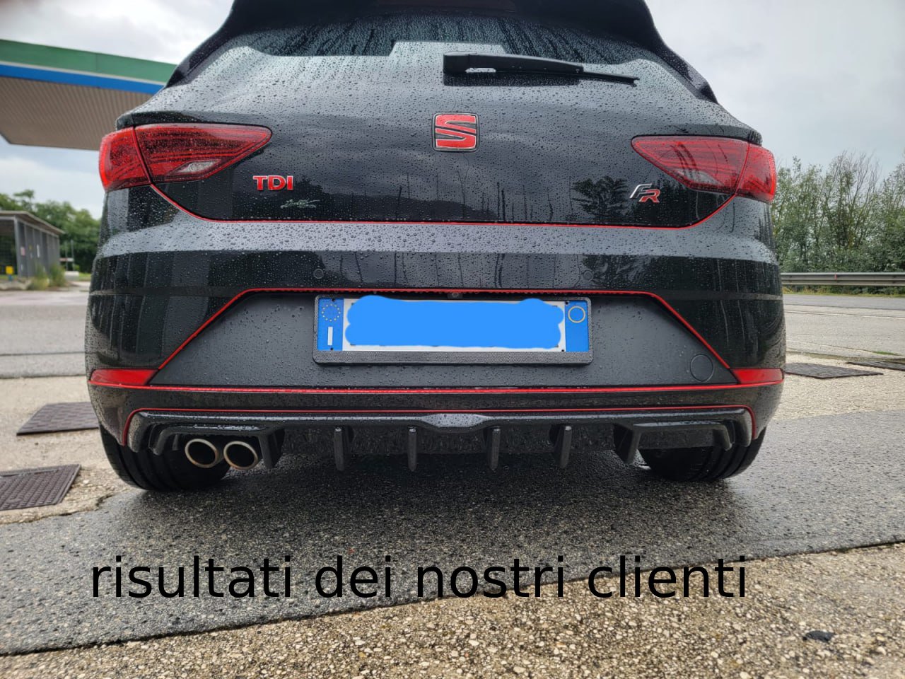 ART. 1259 DIFFUSORE SEAT LEON 5F LIFT 2017-2020 FR NERO LUCIDO