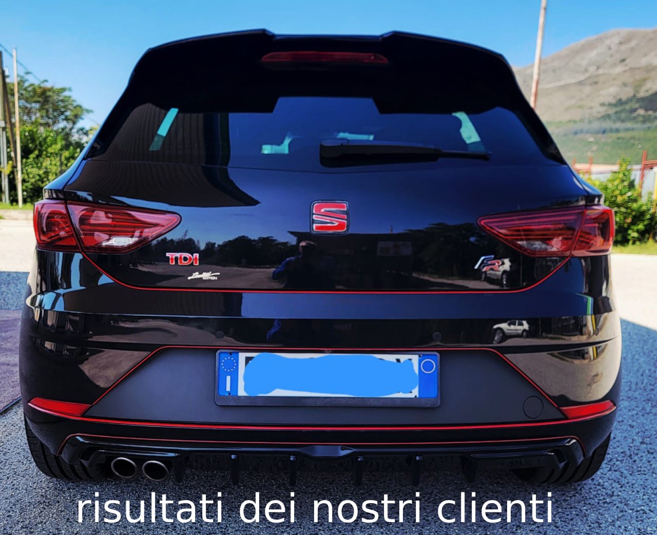 ART. 1259 DIFFUSORE SEAT LEON 5F LIFT 2017-2020 FR NERO LUCIDO