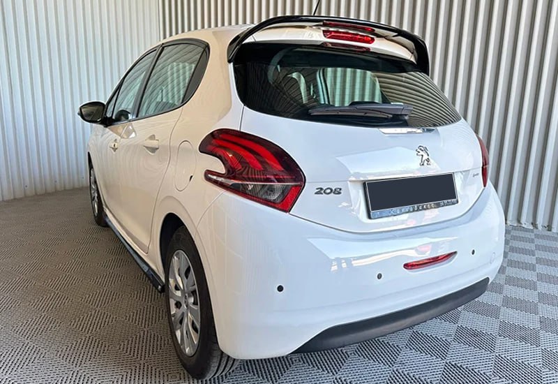 ART.7114  Spoiler Peugeot 208 2012+ NERO LUCIDO ABS