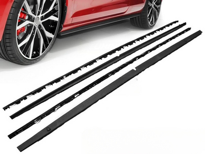 ART.2138 SOTTO MINIGONNE VW GOLF 7 2012-2020 LOOK GTI NERO OPACO