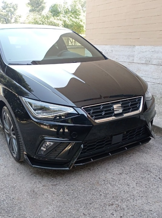 ART. 0031 SPLITTER SEAT IBIZA 6J FR 2017+ NERO LUCIDO (3 PEZZI)