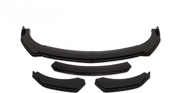 SPLITTER  SEAT  LEON NERO LUCIDO 4  PEZZI