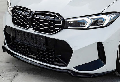 ART.7343  SPLITTER BMW SERIE 3 G20 LCI 2022+  M Pack NERO LUCIDO