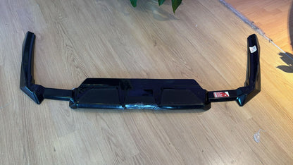 ART.7351  SPLITTER POSTERIORI BMW SERIE 5 M5 G90 2024+ NERO LUCIDO