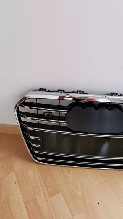 💕AART. 0626 GRIGLIA AUDI A6 4G C7 2011-2014 LOOK S6 NERA PROFILI CROMATI💕