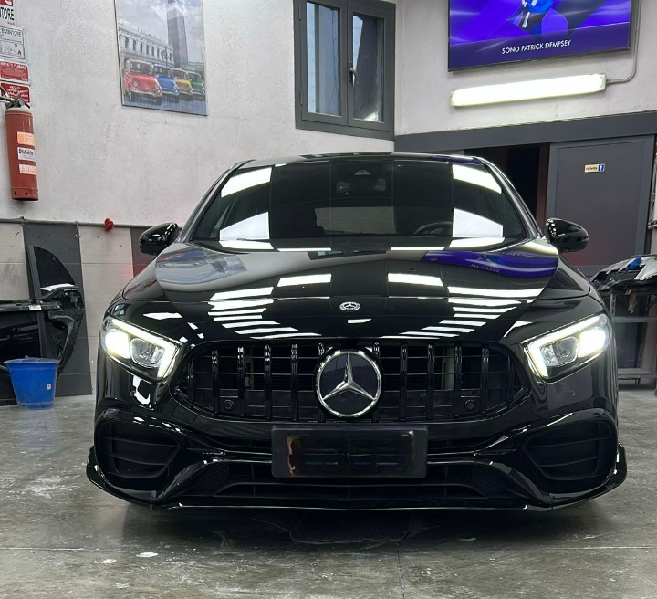 💕ART. 0221 PARAURTI ANTERIORE MERCEDES CLASSE A W177 LOOK AMG A45S💕