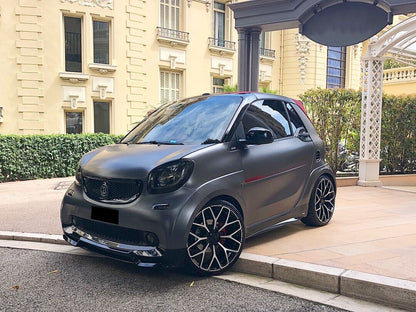 💕ART. 0123 MINIGONNE SMART 453 fortwo ABS LOOK BRABUS (GREZZE)💕