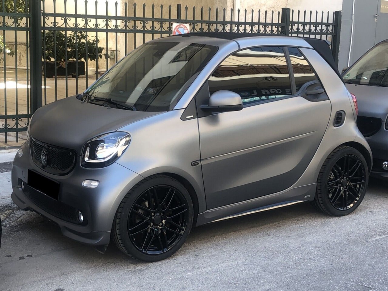 💕ART. 0123 MINIGONNE SMART 453 fortwo ABS LOOK BRABUS (GREZZE)💕