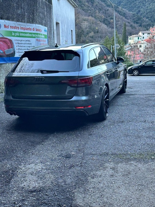 💕ART. 0445 DIFFUSORE AUDI A4 B9 8W 2015-2018 STANDARD NERO LUCIDO💕