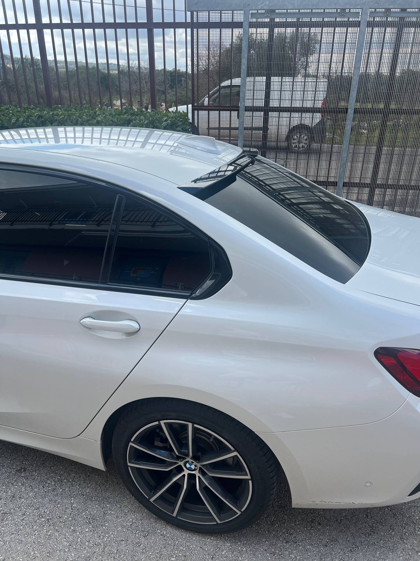 💕ART.1432 SPOILER LUNOTTO BMW SERIE 3 G20 2019-2022 LOOK M3 NERO LUCIDO  💕