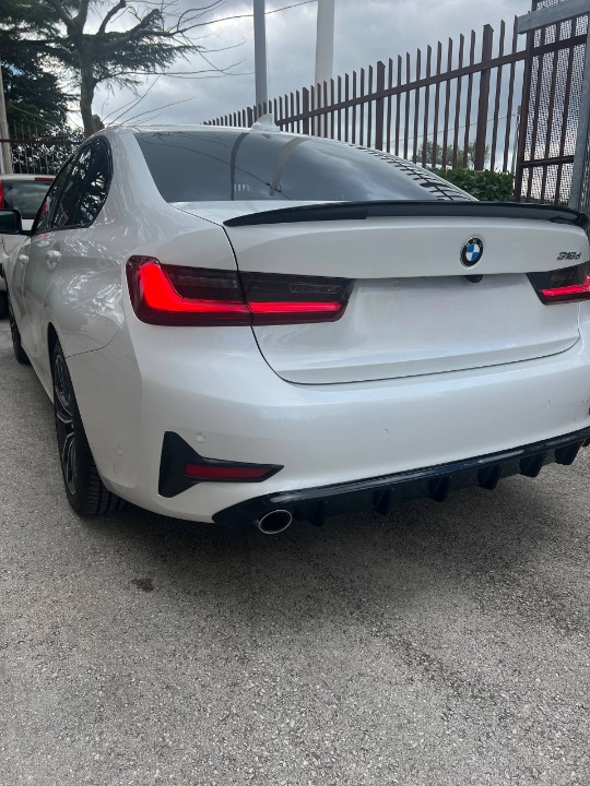 💕ART.1804  DIFFUSORE BMW SERIE 3 G20 G21 2018-2022 STANDARD NERO LUCIDO 💕