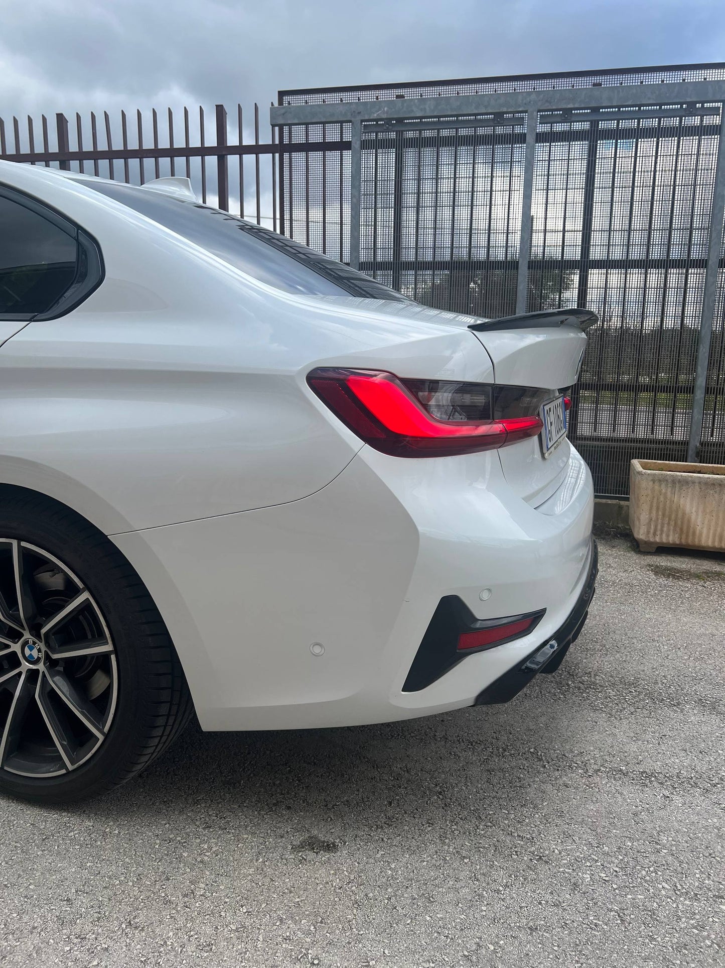 💕ART.0217  SPOILER BMW SERIE 3 G20 BERLINA M SPORT NERO LUCIDO💕