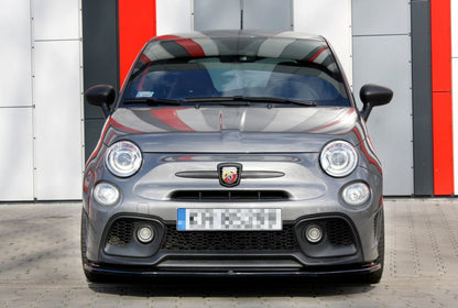 💕ART. 1041 SPLITTER FIAT 500 2009-2015 NERO LUCIDO💕