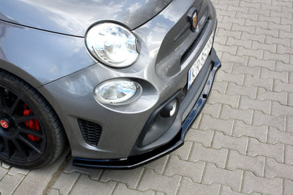 💕ART. 1041 SPLITTER FIAT 500 2009-2015 NERO LUCIDO💕