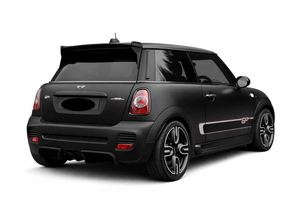 💕ART. 0852 DIFFUSORE MINI R56 2006-2015 S LOOK JCW GP2 NERO LUCIDO 💕