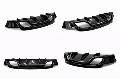 💕 ART.0405 DIFFUSORE ALFA ROMEO GIULIETTA LOOK QUADRIFOGLIO NERO LUCIDO💕
