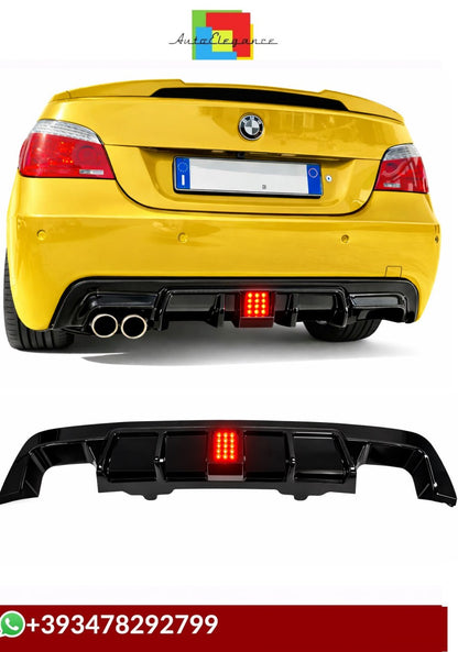 💕ART.8082 Diffusore Posteriore con kit LED per Bmw Serie 5 E60 2006-2010 💕