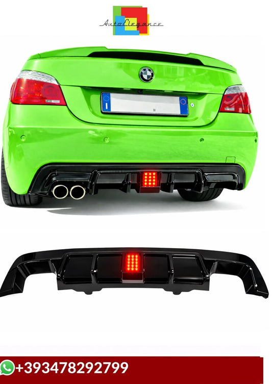 💕ART.8082 Diffusore Posteriore con kit LED per Bmw Serie 5 E60 2006-2010 💕