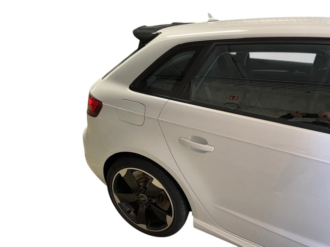 💕ART.0072 SPOILER AUDI A3 8V 5D  12-20 LOOK RS3 NERO LUCIDO💕