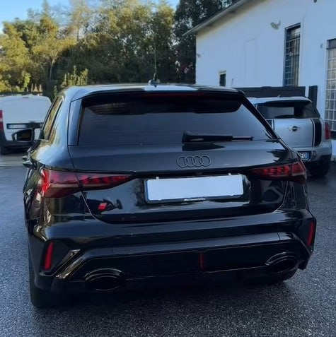 💕ART.8206  Diffusore Audi A3 look rs3 8y sline+s3 2025+restyling con led 💕