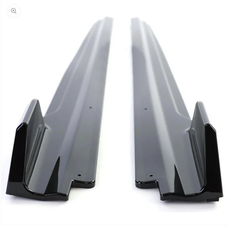 💕Sotto Minigonne laterali nero lucido per BMW X5 F15 13-18💕
