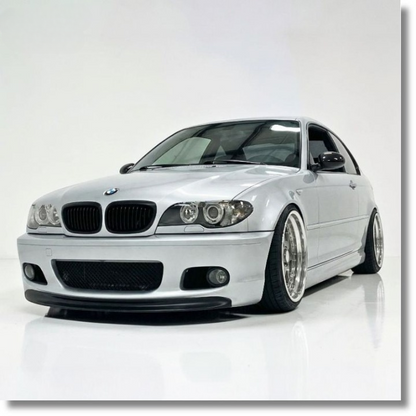 💕ART.9440 Splitter BMW 3 E46 1997+ Plus M Technic CSL V2 Nero lucido  💕
