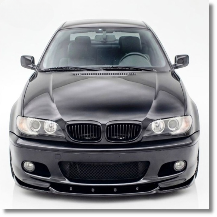 ART.9787 SPLITTER BMW 3 E46 LCI  2003+NERO  LUCIDO