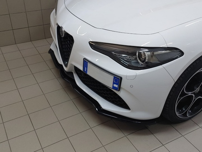 💕ART. 0393 SPLITTER ALFA  GIULIA STANDARD / VELOCE NERO LUCIDO 💕