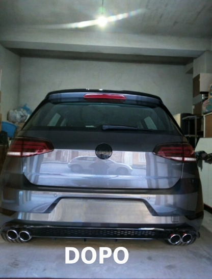 💕ART.0348 DIFFUSORE VW GOLF 7.5 2+2 NERO LUCIDO💕